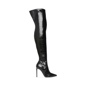 Steve Madden vava croc thigh high boots 6.5. Worn once.